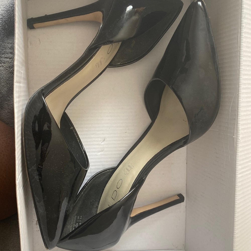 Black Aldo Heels
